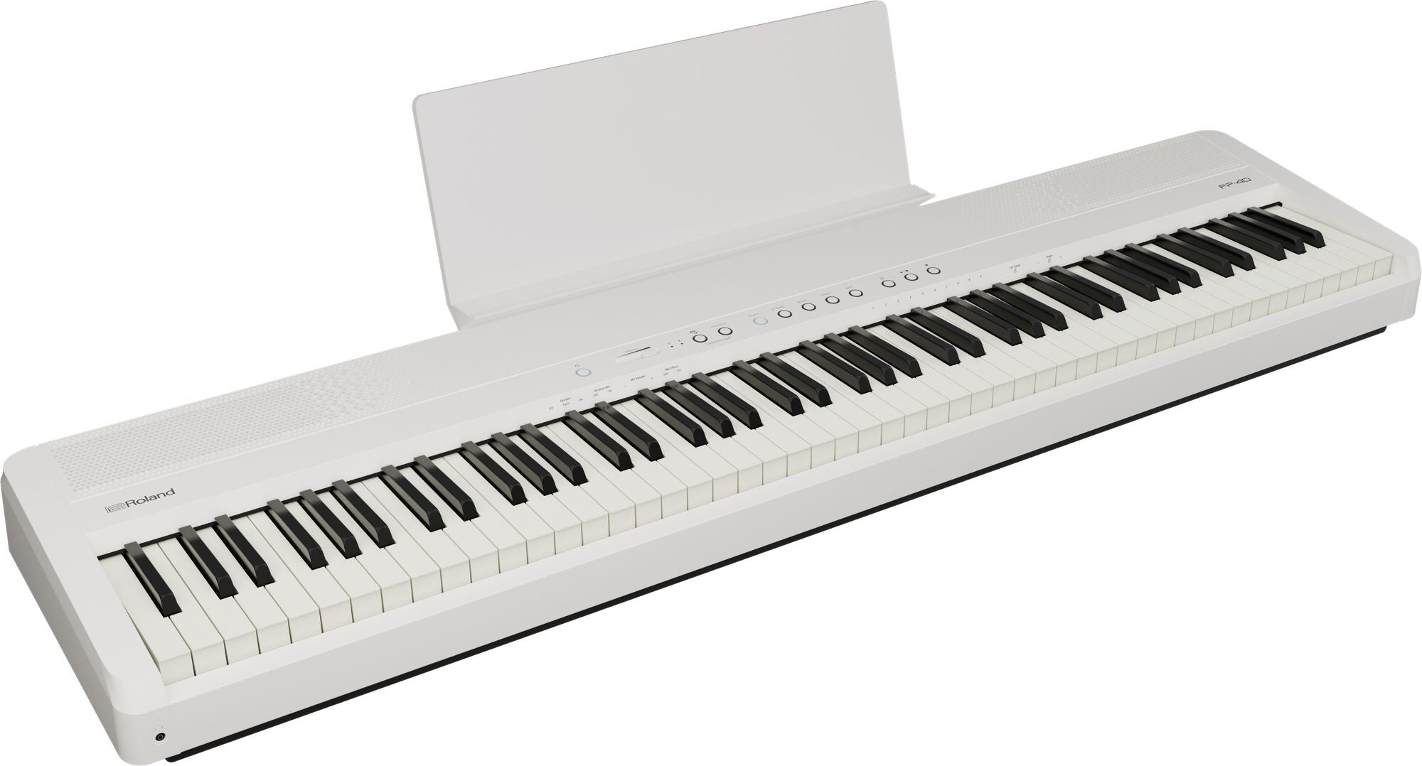 Roland FP-40 Portable Digital Piano - White - Fair Deal Music