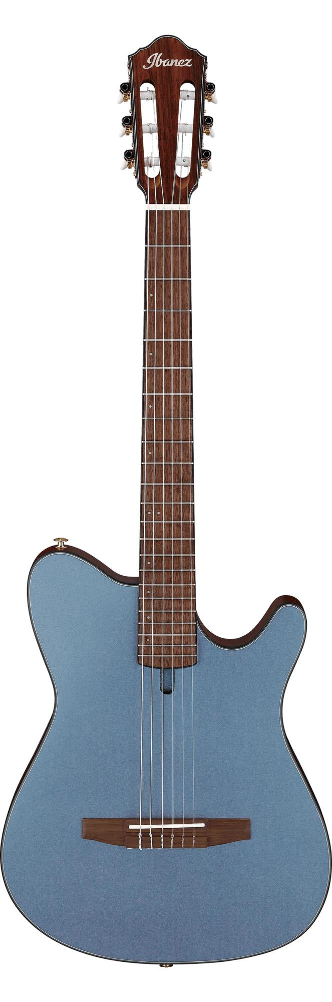 Ibanez FRH10N Electro-Acoustic Guitar, Indigo Blue Metallic Flat, Open Box - Fair Deal Music