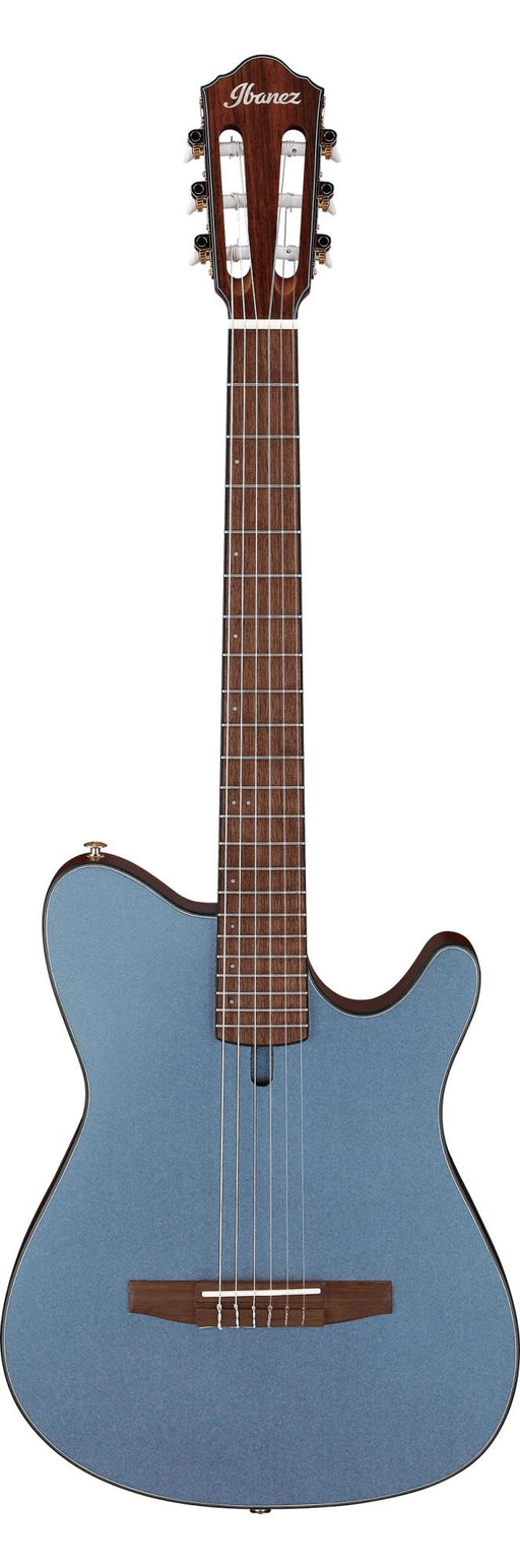 Ibanez FRH10N Electro-Acoustic Guitar, Indigo Blue Metallic Flat, Open Box - Fair Deal Music