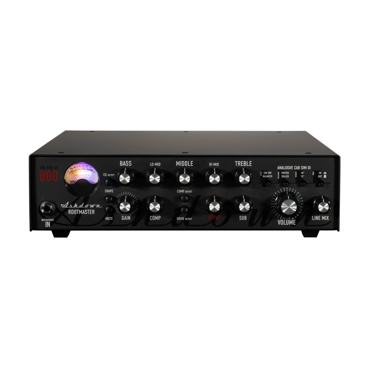 Ashdown ベース Rootmaster rootmaster-evo-iii-head-800w- Amp Bass 800 ベース