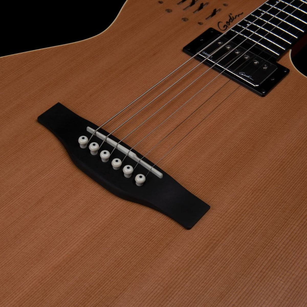 Godin A6 Ultra Electric Guitar ~ Natural SG - Fair Deal Music