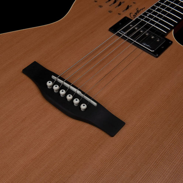 Godin A6 Ultra Electric Guitar ~ Natural SG - Fair Deal Music