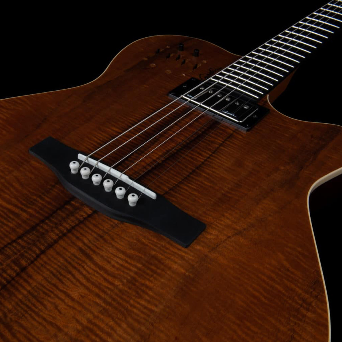 Godin A6 Ultra Electric Guitar ~ Extreme Koa HG - Fair Deal Music