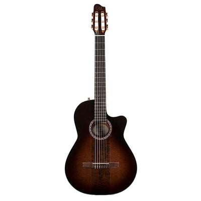 Godin Arena Pro Cutaway Bourbon Burst Nylon String Electro Guitar - Fair Deal Music