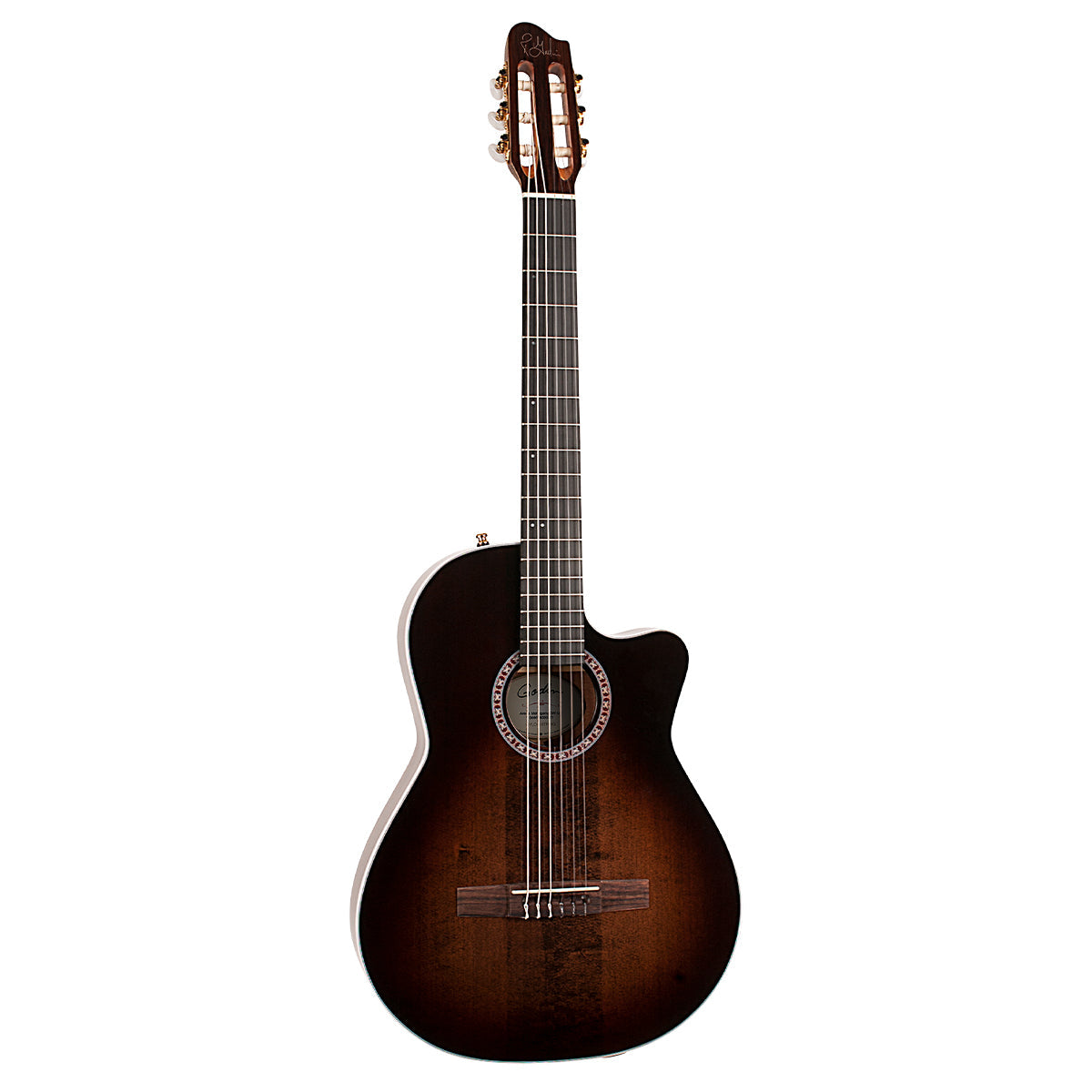 Godin Arena Pro Cutaway Bourbon Burst Nylon String Electro Guitar - Fair Deal Music