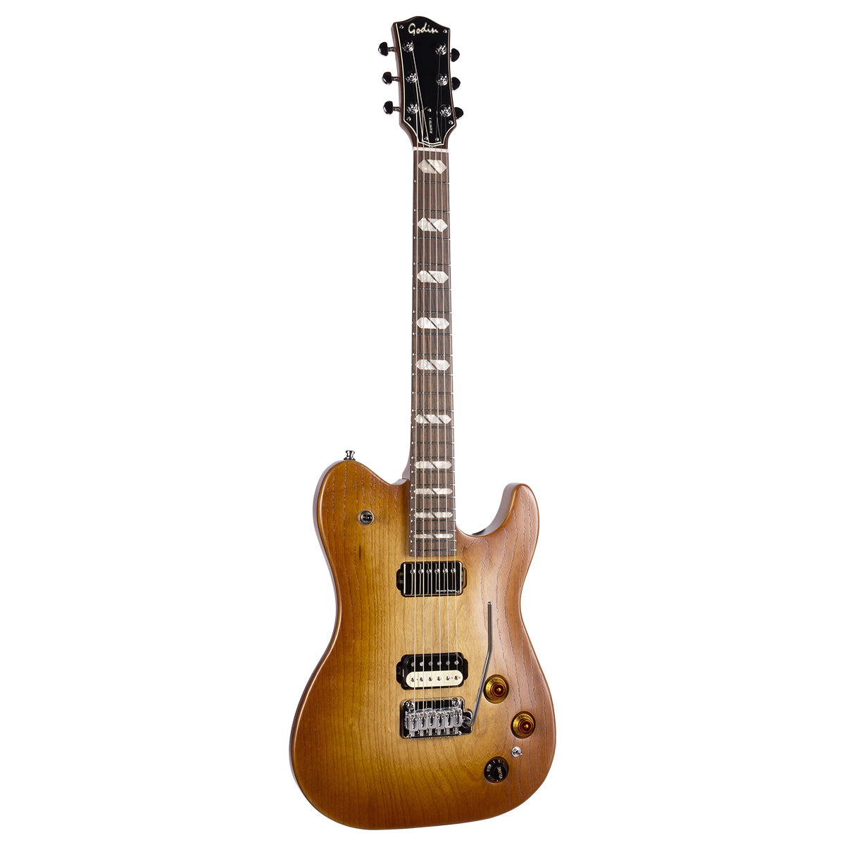Godin Radium-X Electric Guitar ~ Rustic Burst SG – Fair Deal Music