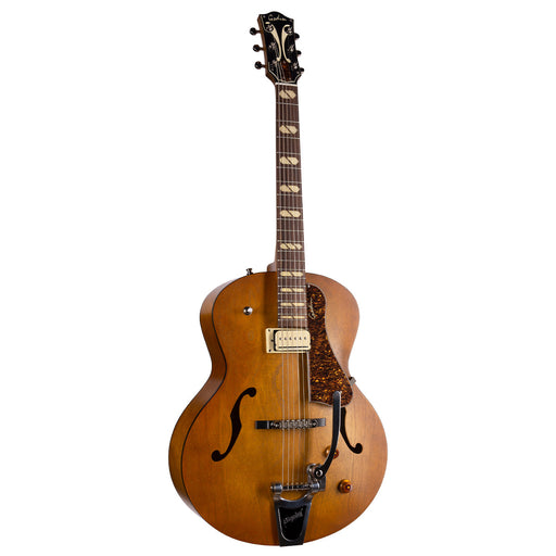 Godin 5th Avenue Jumbo P-Rail Semi-Acoustic Guitar ~ Harvest Gold - Fair Deal Music