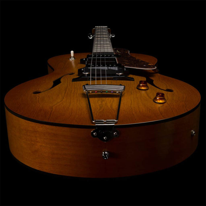 Godin 5th Avenue Jumbo P90 Semi-Acoustic Guitar ~ Harvest Gold - Fair Deal Music