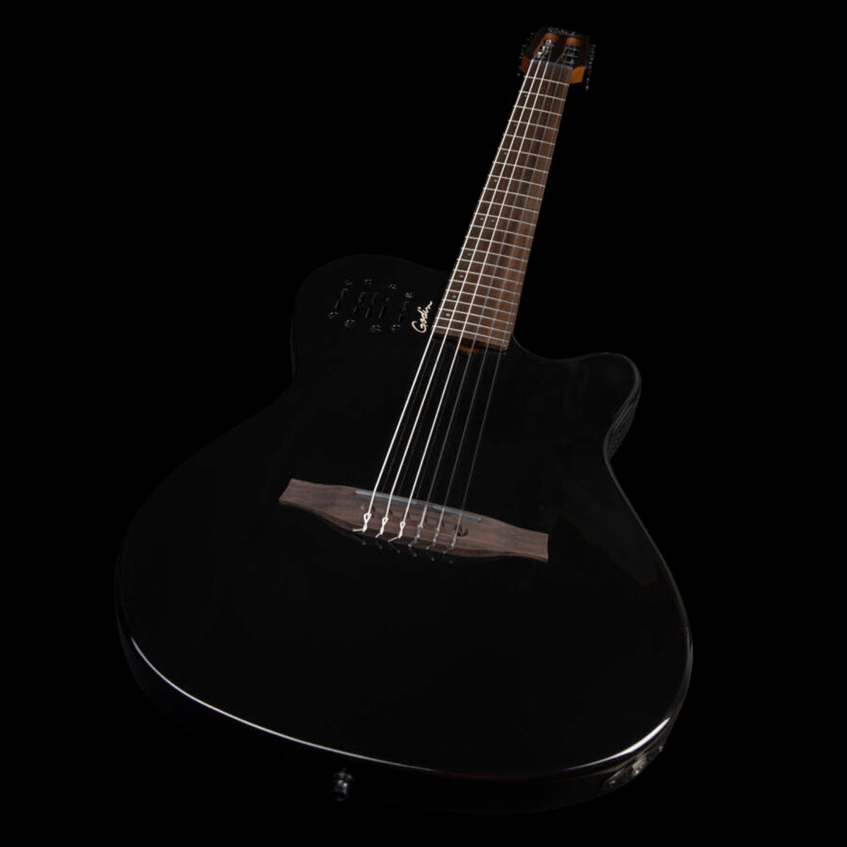 Godin Multiac Mundial Electric Guitar ~ Onyx Black - Fair Deal Music