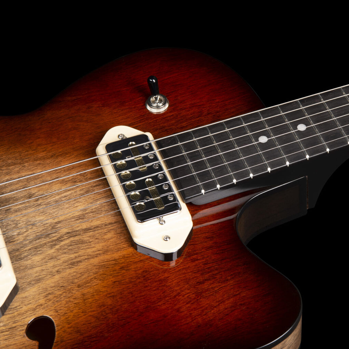 Godin 5th Avenue Thin Line Semi-Acoustic Guitar ~ Vintage Burst - Fair Deal Music