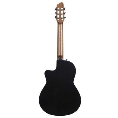 Godin Arena Pro Cutaway Bourbon Burst Nylon String Electro Guitar ~ Onyx Black with EQ - Fair Deal Music