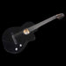 Godin Arena Pro Cutaway Bourbon Burst Nylon String Electro Guitar ~ Onyx Black with EQ - Fair Deal Music