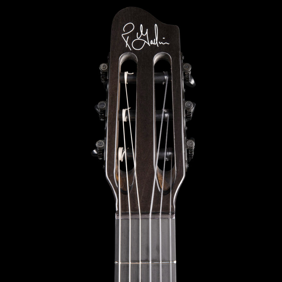 Godin Arena Pro Cutaway Bourbon Burst Nylon String Electro Guitar ~ Onyx Black with EQ - Fair Deal Music