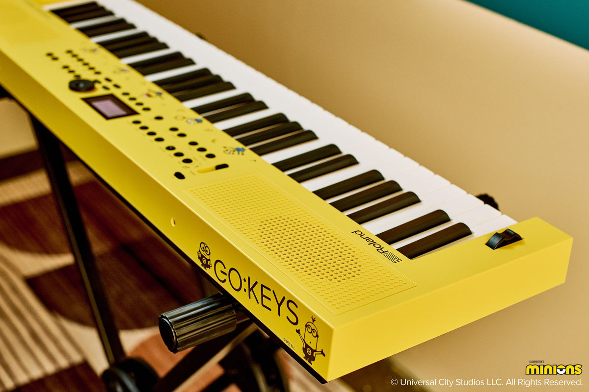 EMBARGO 15th September Roland GO:KEYS 3 Minion 61-Key Music Creation Keyboard - Fair Deal Music