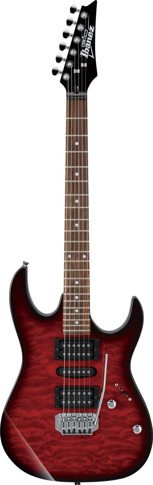 Ibanez GRX70QA-TRB Transparent Red Burst - Fair Deal Music