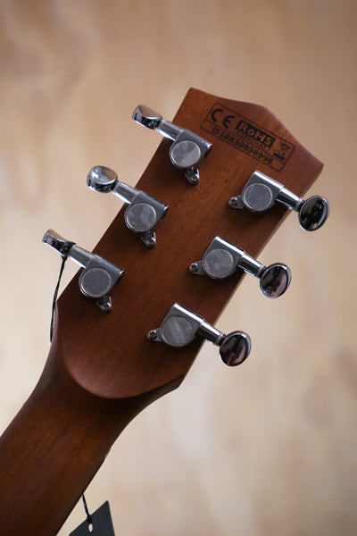 SQOE GS-60YN Electro Acoustic Travel Guitar in Natural - Fair Deal Music