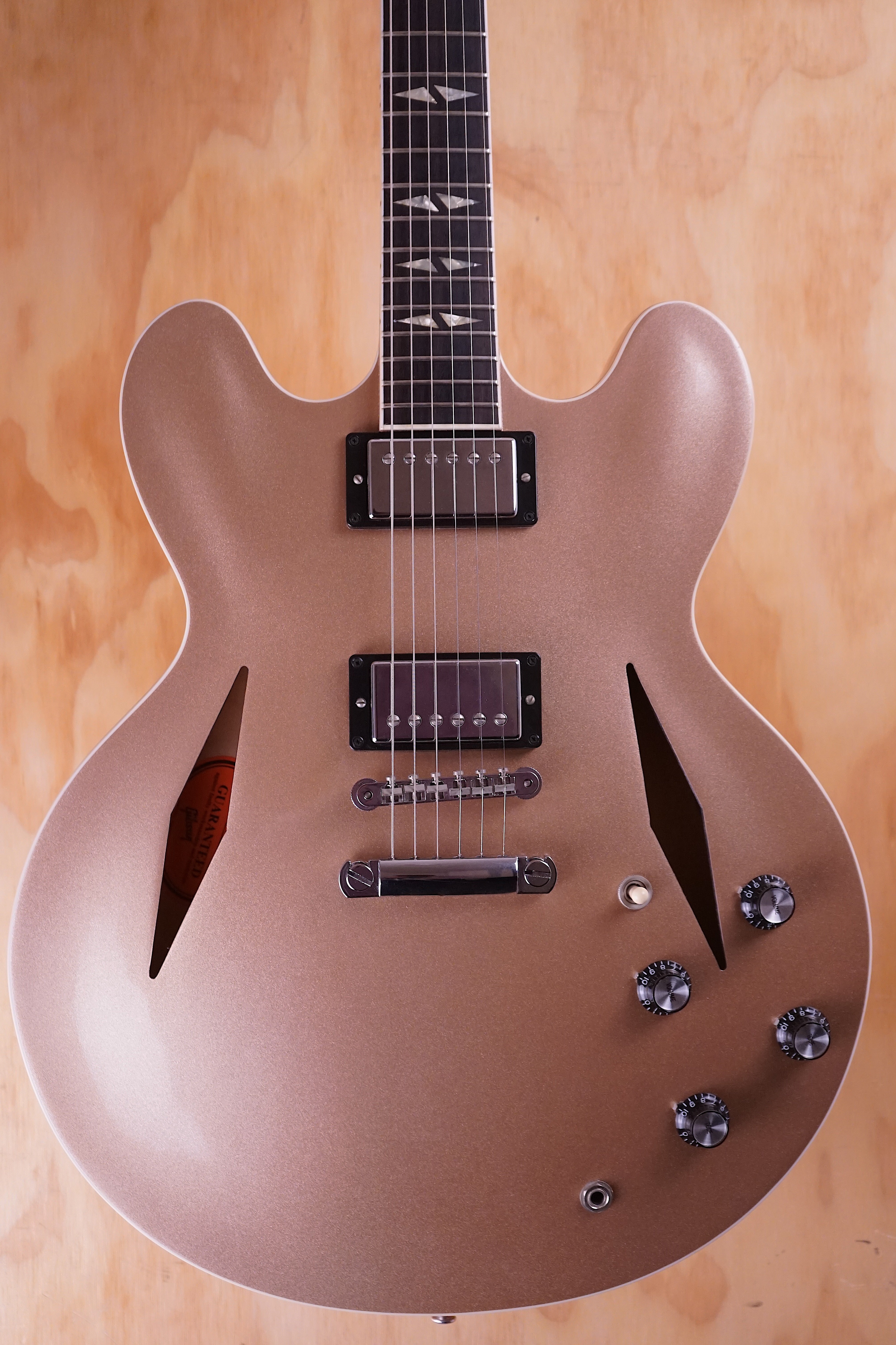 Gibson Dave Grohl DG-335 in Metallic Gold, Nearly New - Fair Deal Music