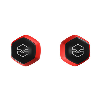 V-Moda Hexamove Lite Wireless Earbuds - Red - Fair Deal Music