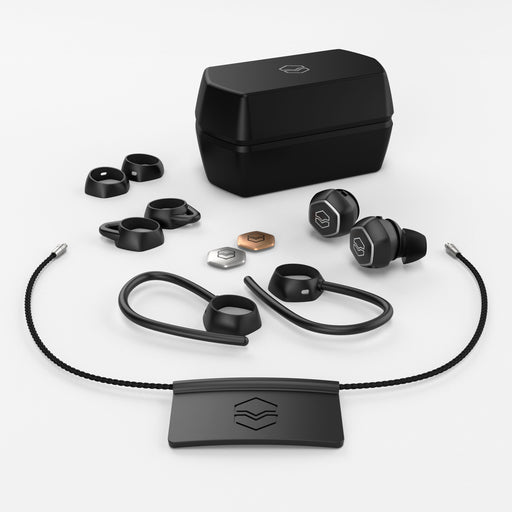 V-MODA Hexamove Pro True Wireless Earbuds - Black - Fair Deal Music