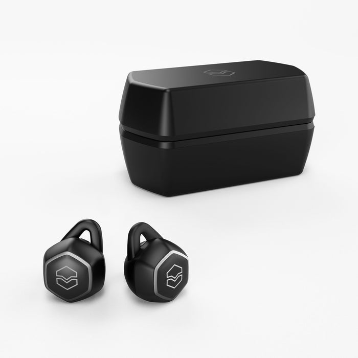 V-Moda Hexamove Pro True Wireless Earbuds - Black - Fair Deal Music