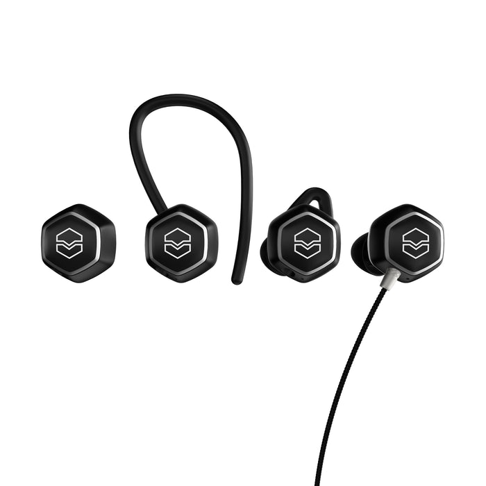 V-Moda Hexamove Pro True Wireless Earbuds - Black - Fair Deal Music