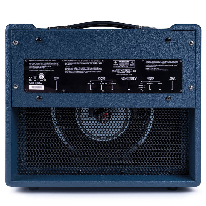 Blackstar Studio 10 EL34 Valve Combo Amp in Royal Blue, B-Stock - Fair Deal Music