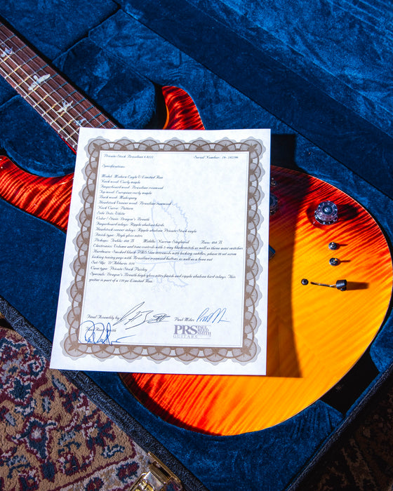 PRS Private Stock Modern Eagle V LTD Dragon's Breath, (Used COMM) - Fair Deal Music