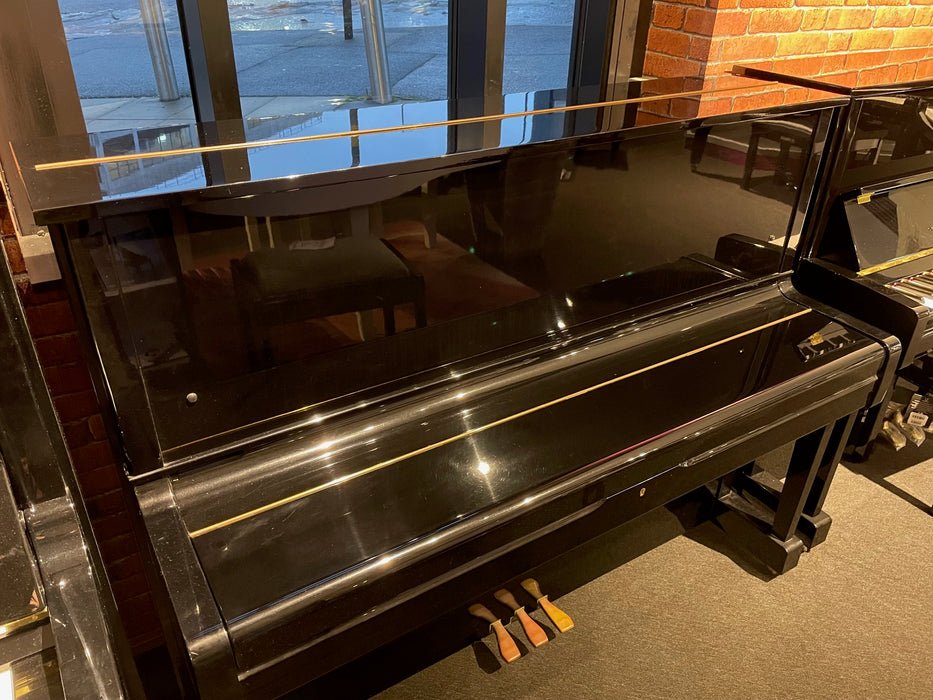 Yamaha U1 1981 Upright Piano Polished Ebony Serial No 3273061 (Used) - Fair Deal Music
