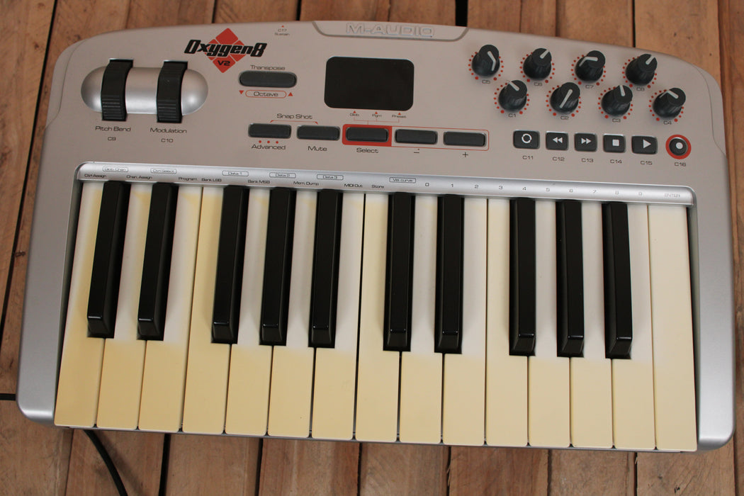 M-Audio Oxygen 8 V2 25-key USB MIDI Controller, Spares / Repair - Fair Deal Music