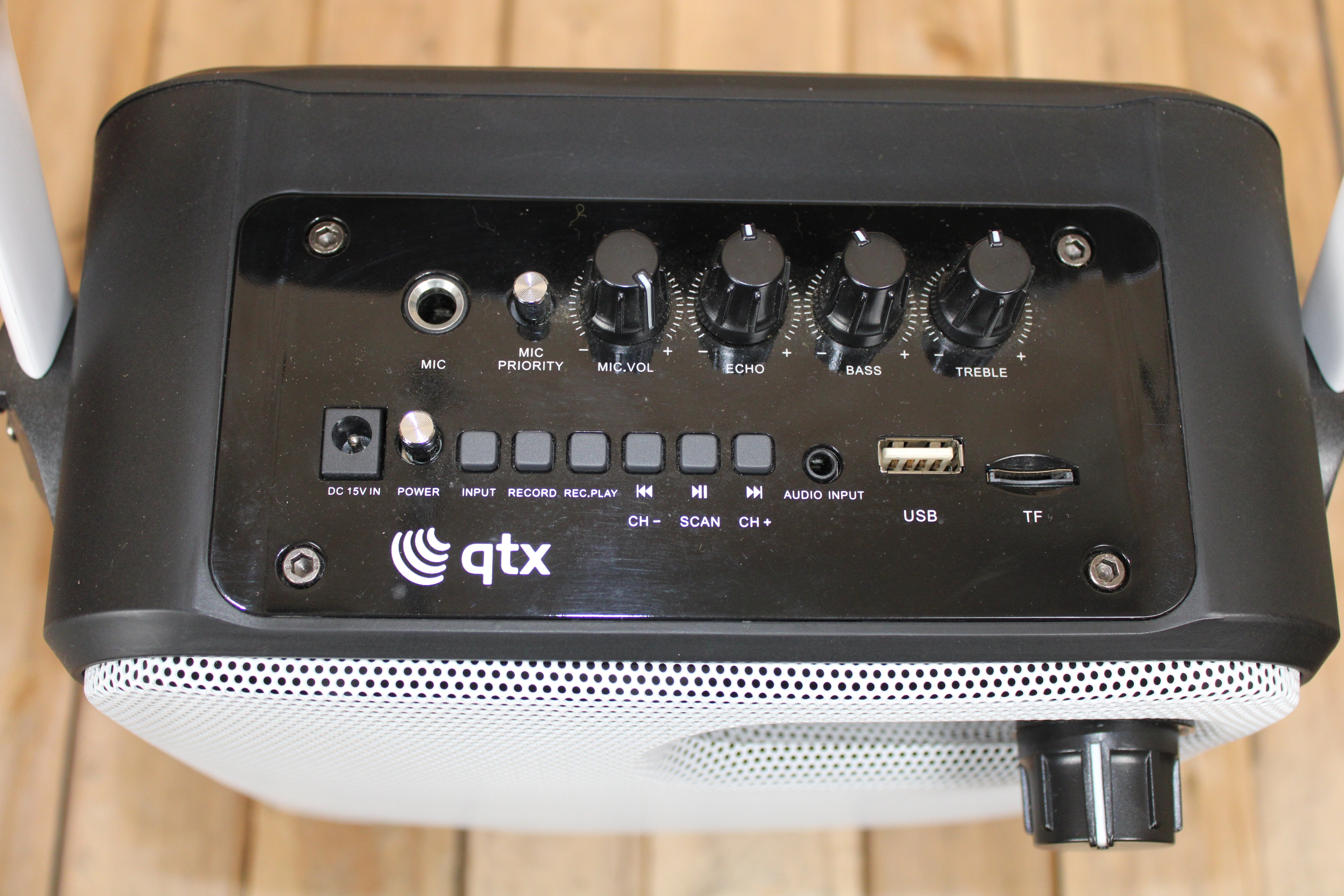 QTX Portable Party Bluetooth® Speaker White - spare/repair - Fair Deal Music