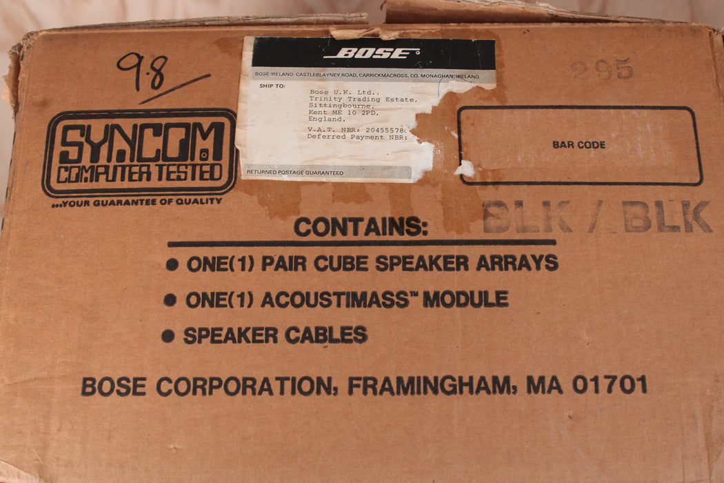 Bose Acoustimass AM-5 Speaker System Cubes & Subwoofer with Original Box - Fair Deal Music