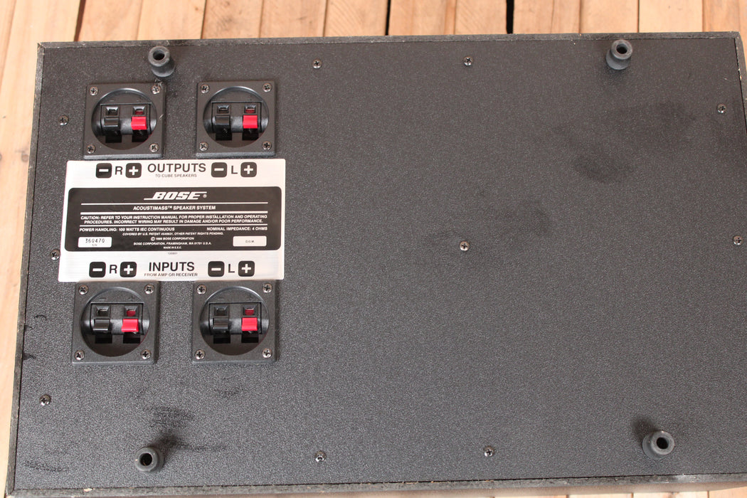 Bose Acoustimass AM-5 Speaker System Cubes & Subwoofer with Original Box - Fair Deal Music