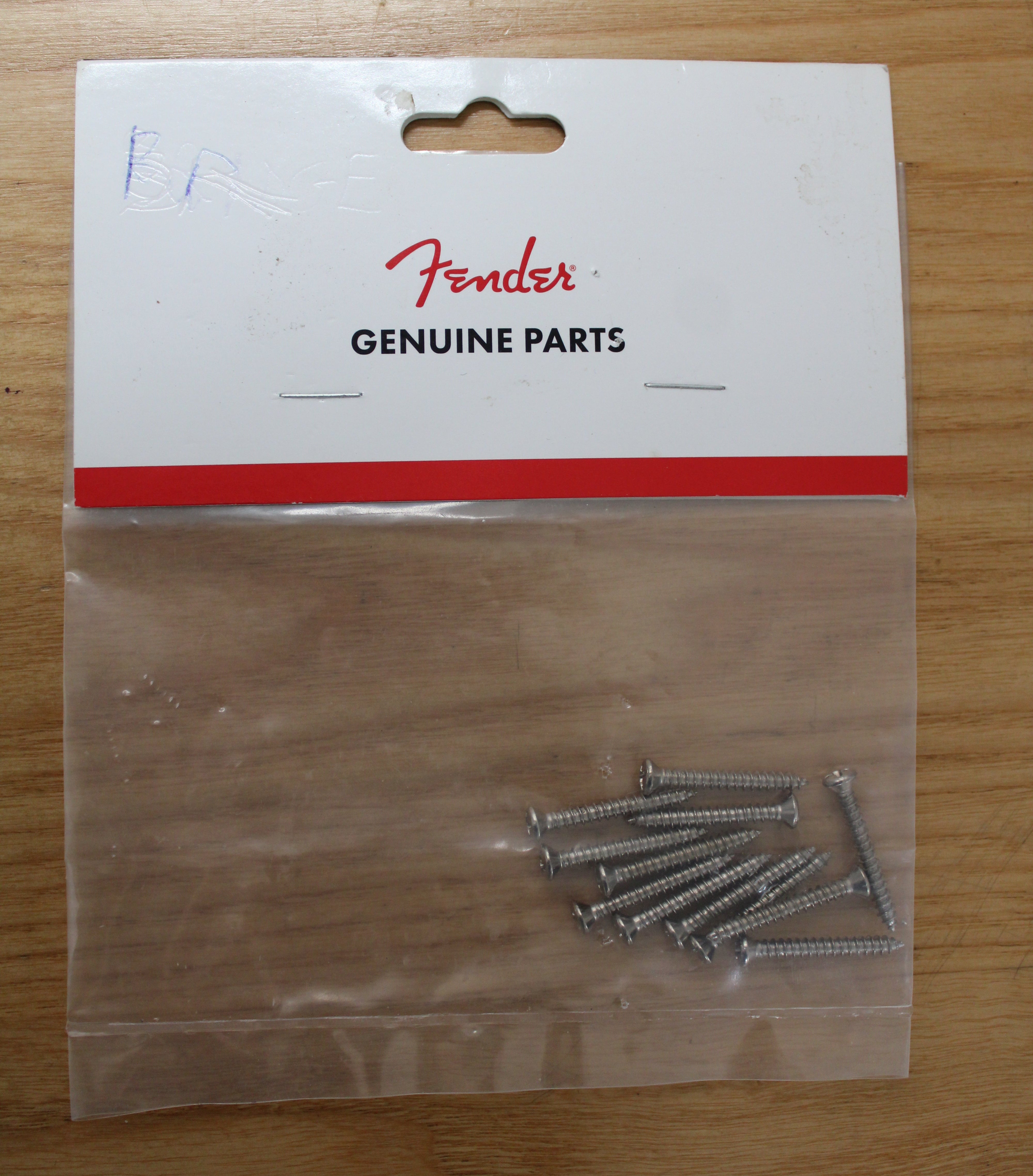 Fender Bass/Telecaster Bridge & Strap Button Mounting Screws Pack of 12 (Nickel) - Fair Deal Music