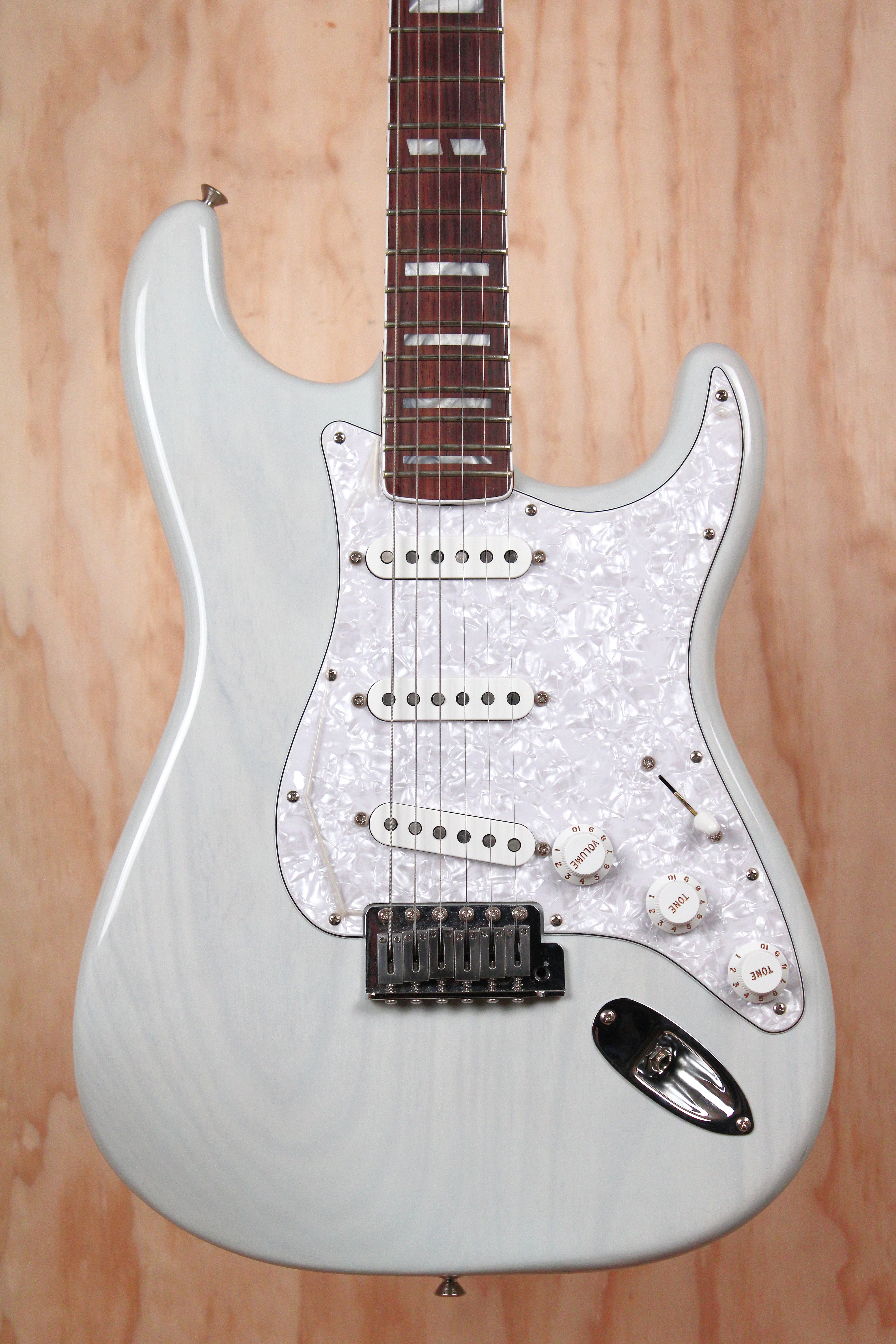 Fender Kenny Wayne Shepherd Stratocaster Transparent Faded Sonic Blue – Ex Display - Fair Deal Music