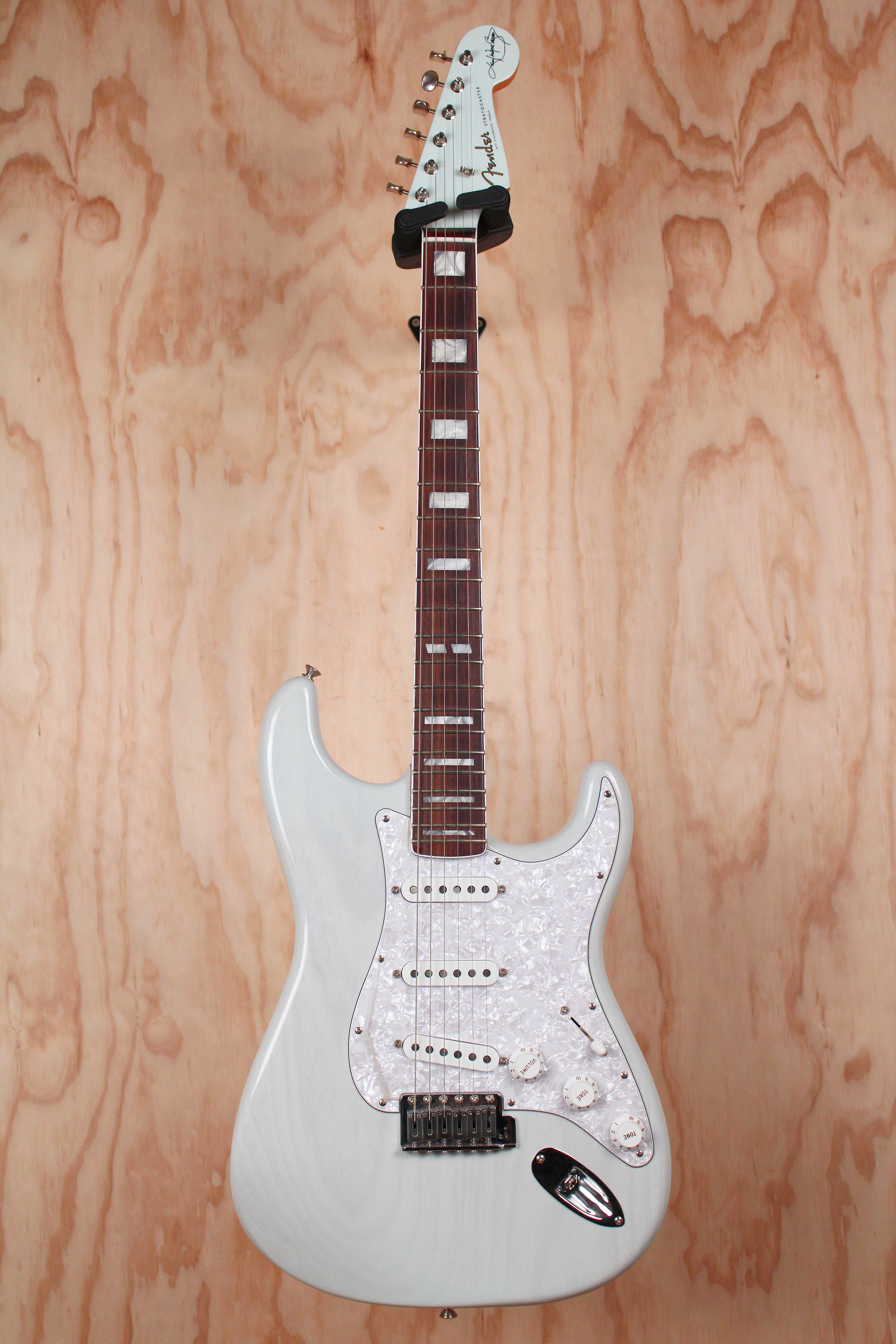Fender Kenny Wayne Shepherd Stratocaster Transparent Faded Sonic Blue – Ex Display - Fair Deal Music