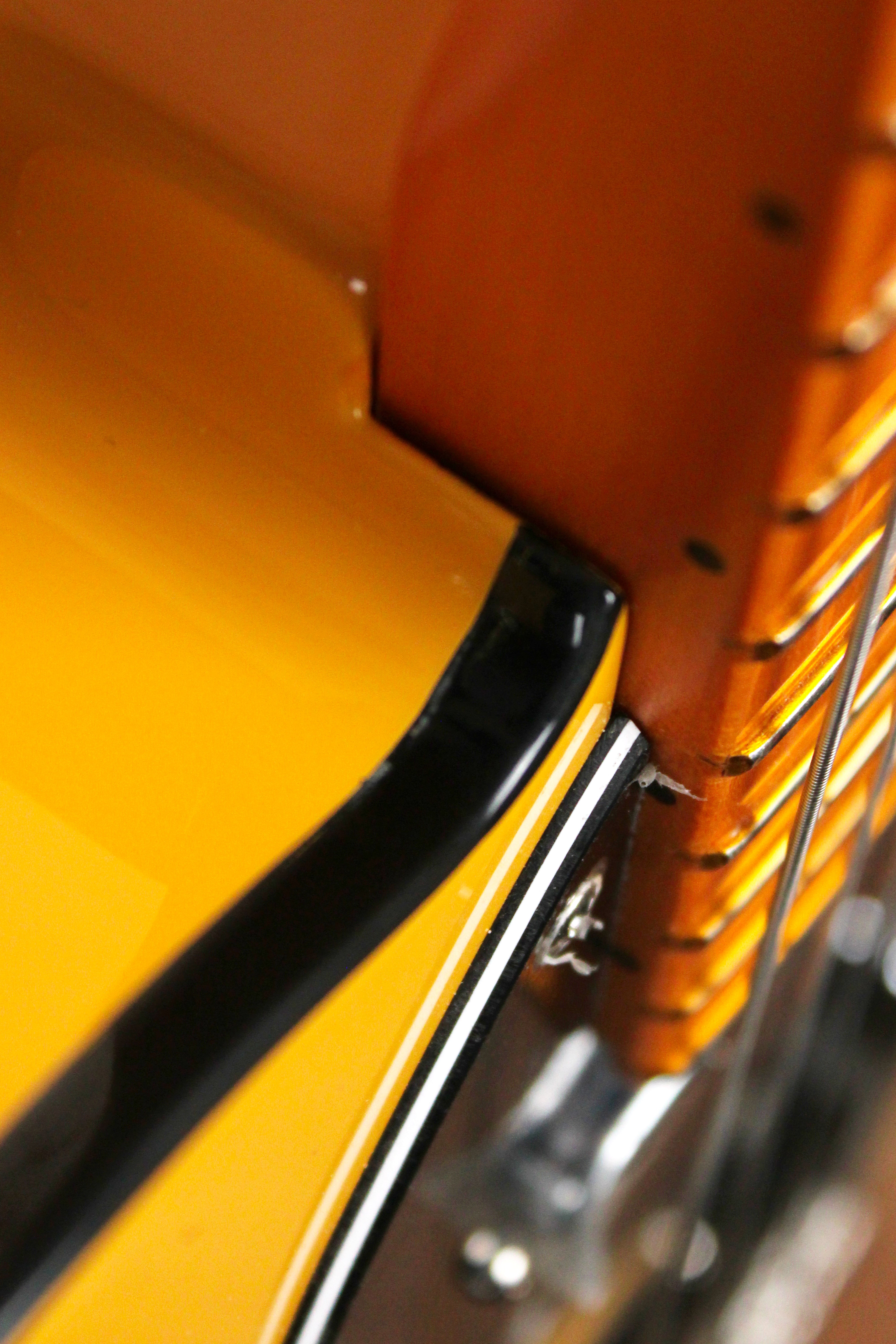 Fender Britt Daniel Telecaster Thinline in Amarillo Gold, Open Box Electric Guitar - Fair Deal Music