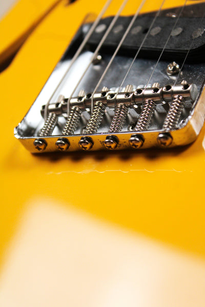 Fender Britt Daniel Telecaster Thinline in Amarillo Gold, Open Box Electric Guitar - Fair Deal Music