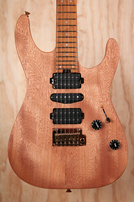 Charvel Pro-Mod DK24 HSH 2PT CM Mahogany in Natural, Open Box - Fair Deal Music