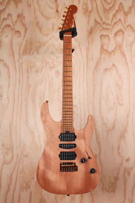 Charvel Pro-Mod DK24 HSH 2PT CM Mahogany in Natural, Open Box - Fair Deal Music