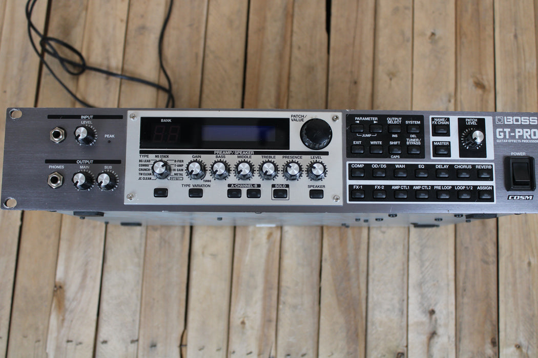 BOSS GT-Pro Guitar Effects processor used - Fair Deal Music