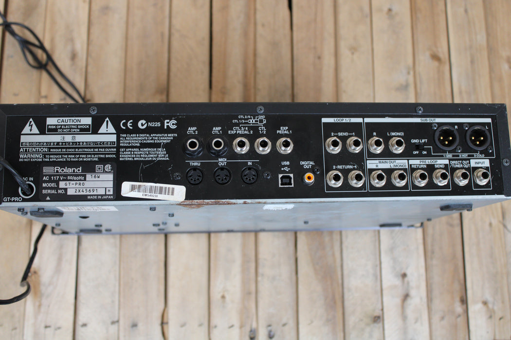 BOSS GT-Pro Guitar Effects processor used - Fair Deal Music