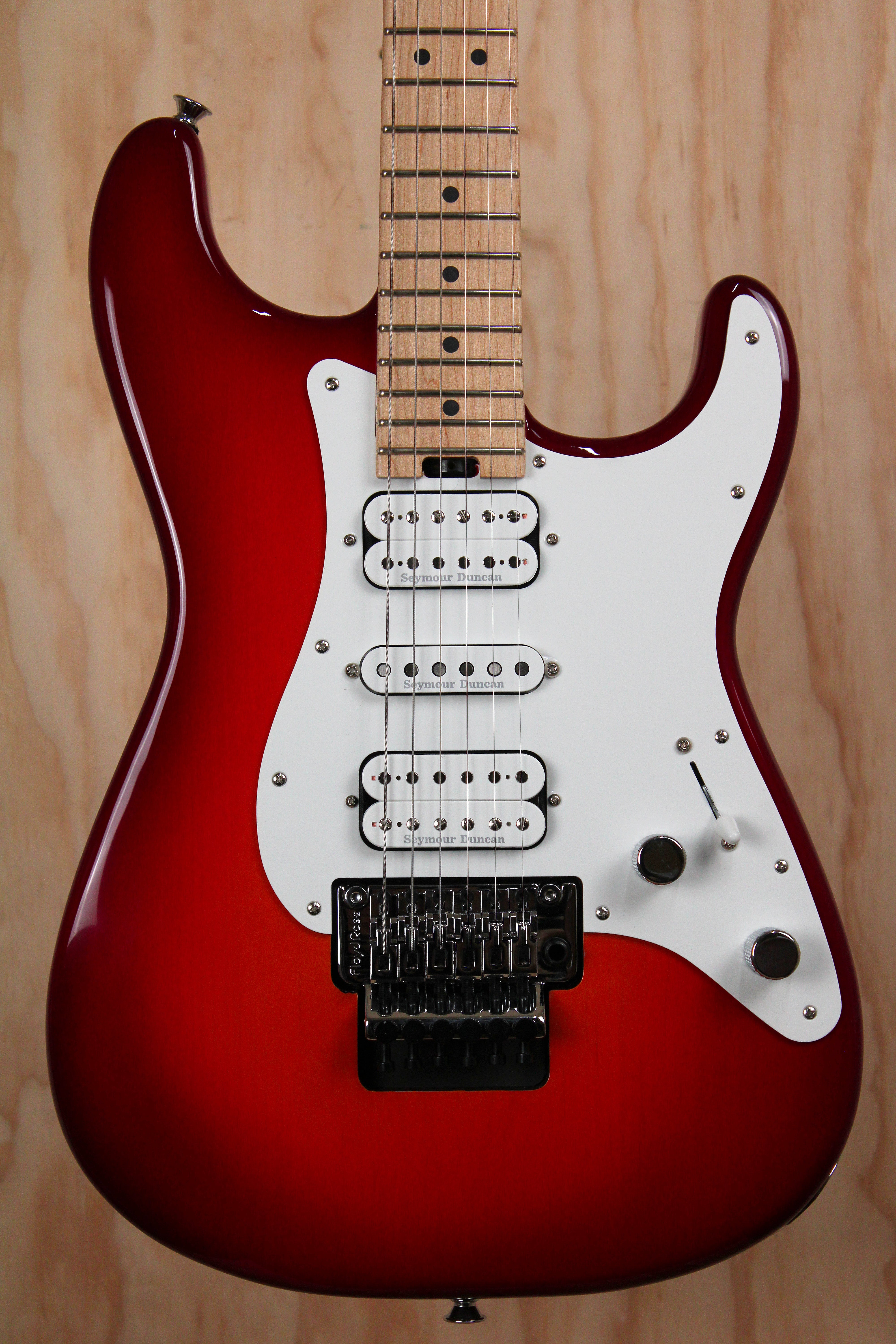 Charvel Pro Mod So Cal Style 1 HSH FR M in Cherry Kiss Bust, Open Box, Electric Guitar - Fair Deal Music