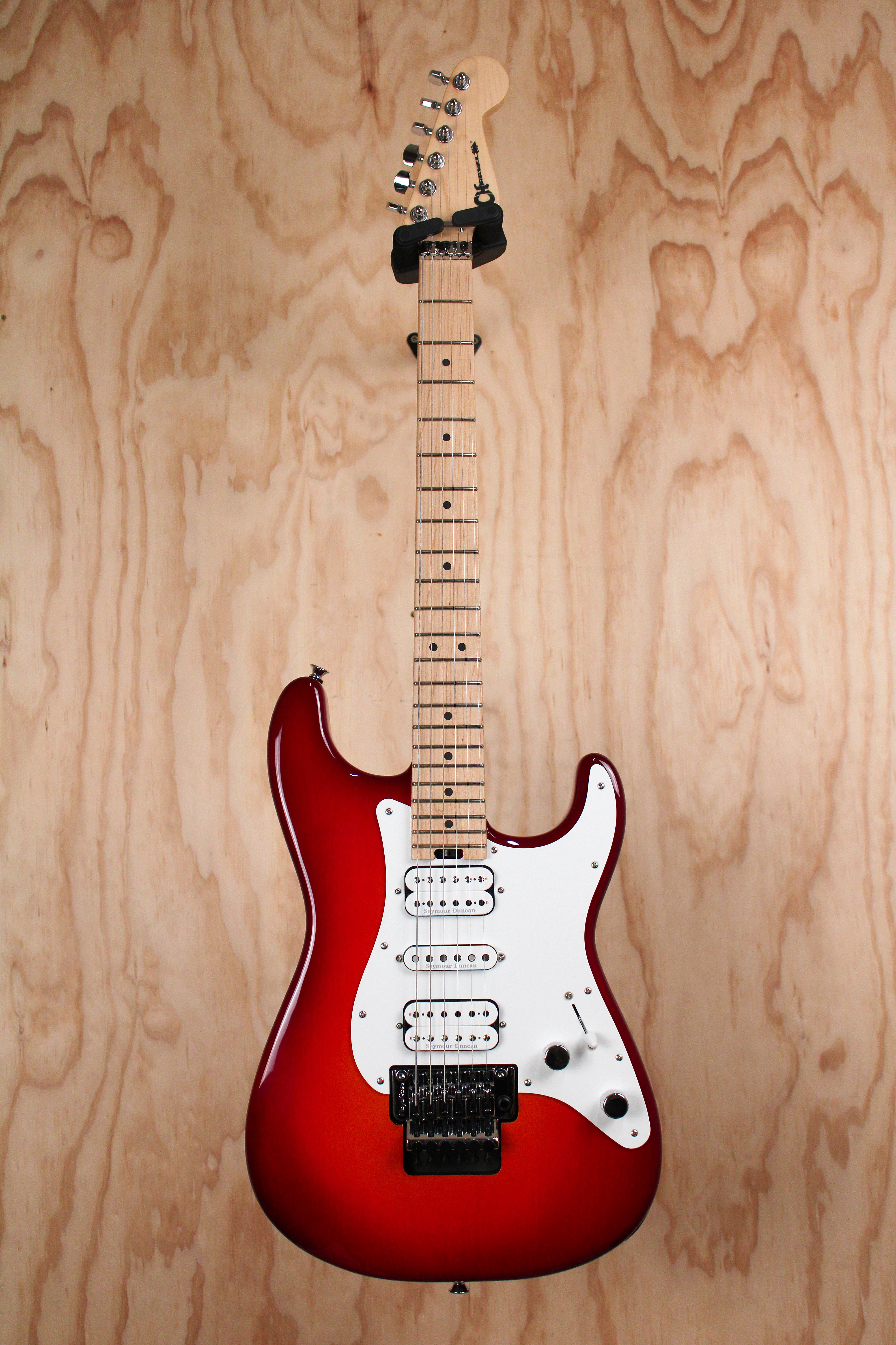 Charvel Pro Mod So Cal Style 1 HSH FR M in Cherry Kiss Bust, Open Box, Electric Guitar - Fair Deal Music