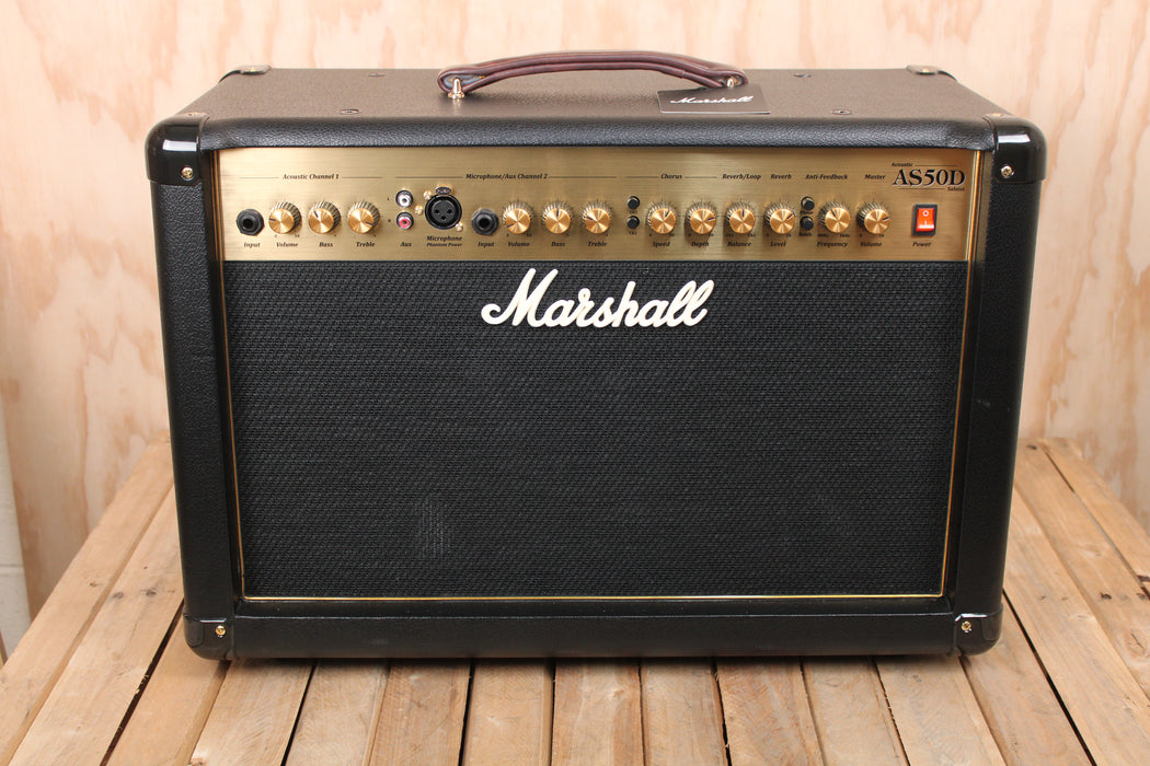 Marshall AS50-D Black Acoustic Guitar Amplifier - Fair Deal Music