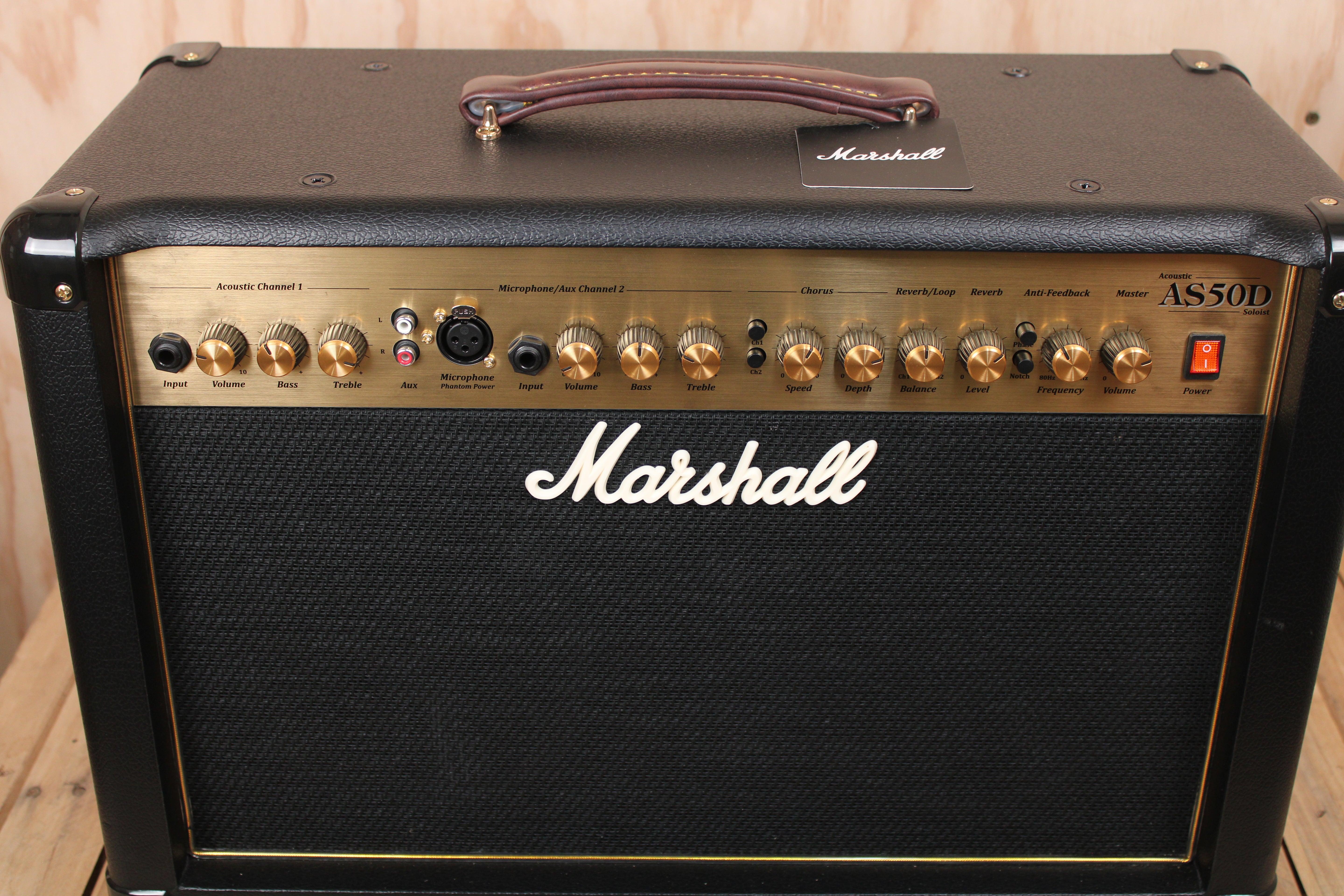 Marshall AS50-D Black Acoustic Guitar Amplifier - Fair Deal Music