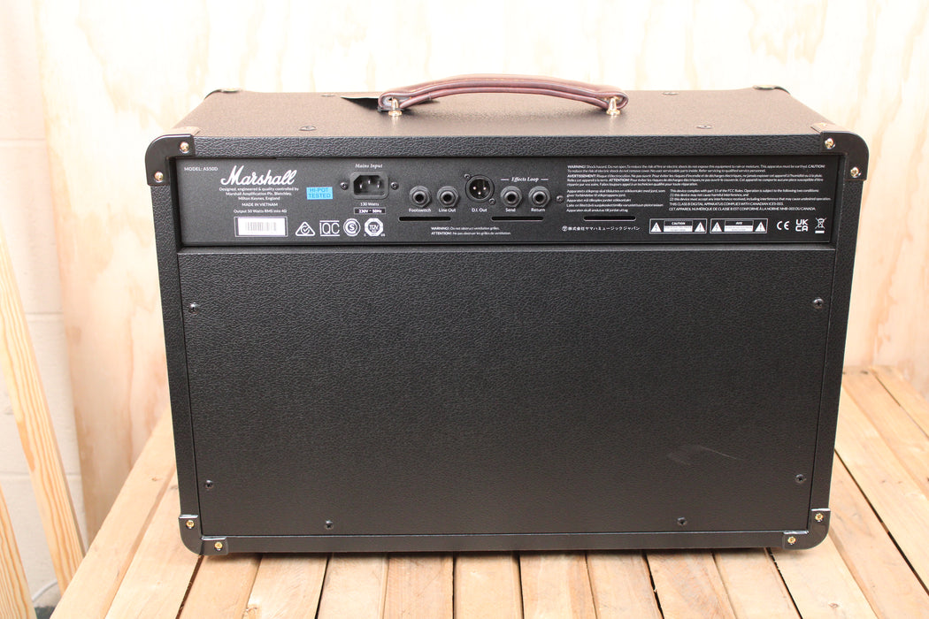Marshall AS50-D Black Acoustic Guitar Amplifier - Fair Deal Music
