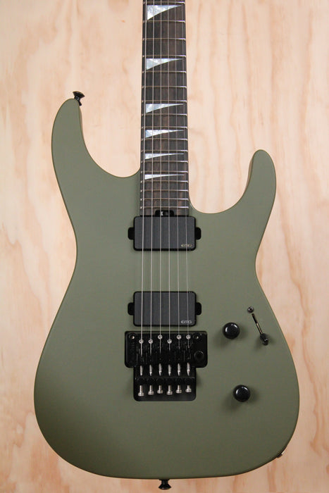 Jackson American Series Soloist SL2MG in Matte Army Drab, Ex Display - Fair Deal Music