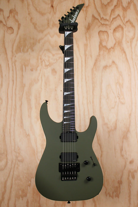Jackson American Series Soloist SL2MG in Matte Army Drab, Ex Display - Fair Deal Music
