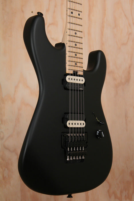 Charvel Jim Root Signature Pro Mod San Dimas Style 1 HH FR M in Satin Black, Ex Display - Fair Deal Music