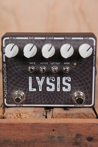 SolidGoldFX "Lysis" - Polyphonic Octave Fuzz Modulator Guitar Effects Pedal (Used) - Fair Deal Music